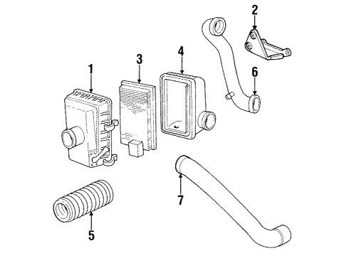 1987 Dodge Lancer Filters Diagram 2 - Thumbnail