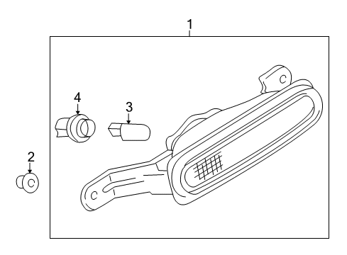 2005 Dodge Stratus High Mount Lamps Diagram 1 - Thumbnail