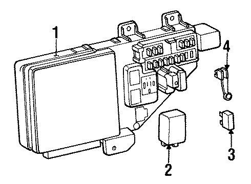 1999 Dodge Stratus Electrical Components Diagram