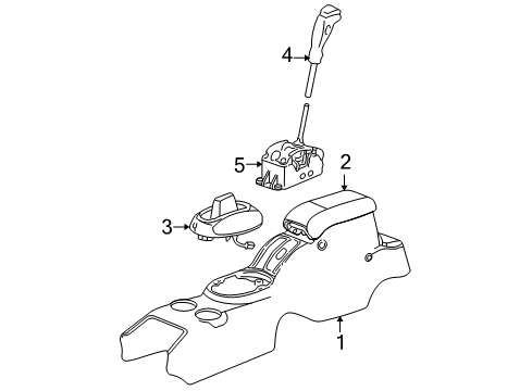 2003 Chrysler Sebring Console Diagram