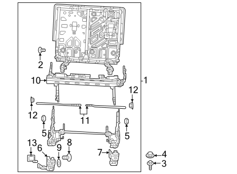 2024 Jeep Grand Wagoneer Third Row Seats Diagram 4 - Thumbnail