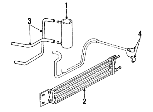 1991 Chrysler Town & Country Trans Oil Cooler Diagram
