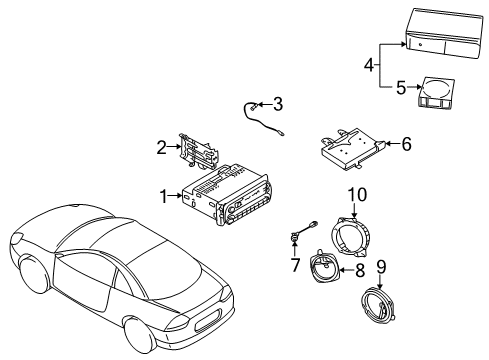 2001 Chrysler Sebring Sound System Diagram 2 - Thumbnail