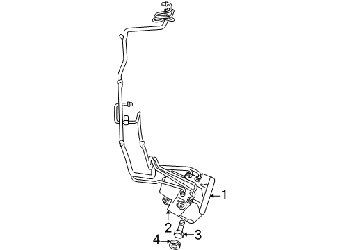 2008 Dodge Viper ABS Components Diagram
