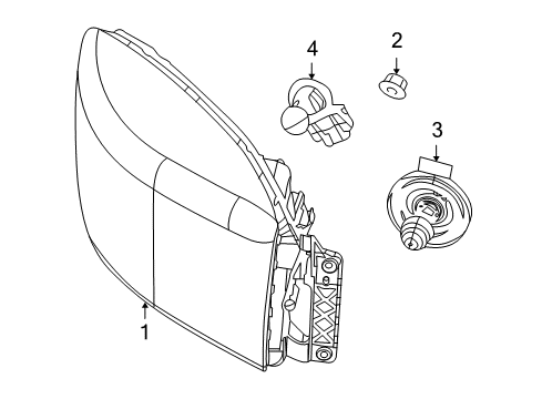 2010 Dodge Ram 2500 Headlamps Diagram