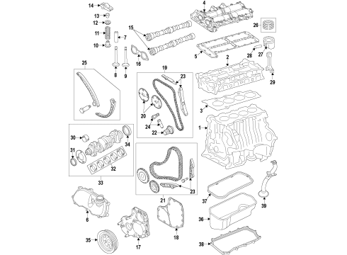 2016 Ram ProMaster 1500 Engine Parts & Mounts, Timing, Lubrication System Diagram 3 - Thumbnail
