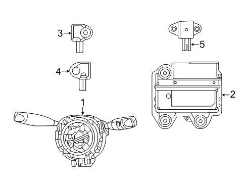 2016 Chrysler 200 Switches Diagram 2 - Thumbnail
