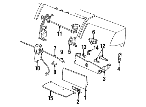 1990 Chrysler Imperial Headlamps, Electrical Diagram 2 - Thumbnail