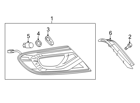 2015 Chrysler 200 Tail Lamps Diagram