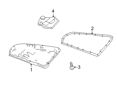 2009 Dodge Caliber Automatic Transmission, Maintenance Diagram 1 - Thumbnail