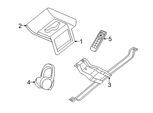 2014 Dodge Journey Entertainment System Components Diagram