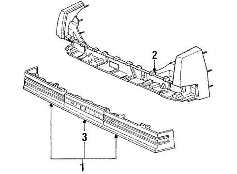 1992 Chrysler Imperial Combination Lamps Diagram