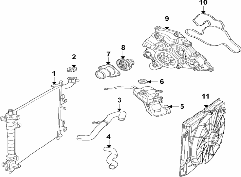 2023 Dodge Durango Intercooler  Diagram 2 - Thumbnail