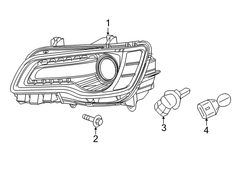 2011 Chrysler 300 Headlamps Diagram