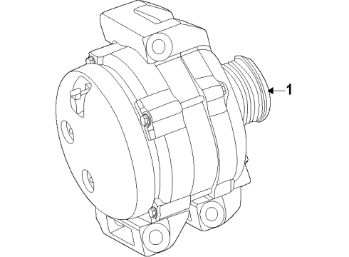 2017 Chrysler 300 Alternator Diagram 1 - Thumbnail