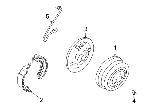 2002 Dodge Ram 2500 Van Rear Brakes Diagram