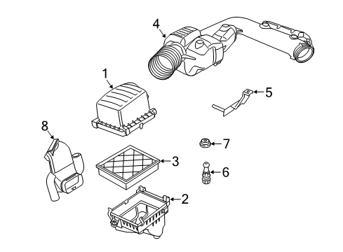 2013 Jeep Grand Cherokee Air Inlet Diagram 1 - Thumbnail