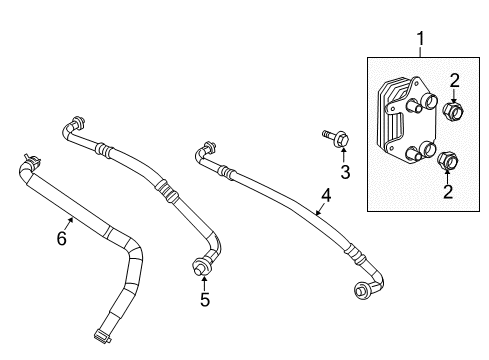 2016 Dodge Viper Oil Cooler Diagram