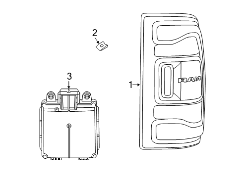 2023 Ram 3500 Lane Departure Warning Diagram