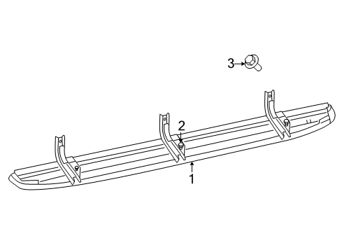 2009 Dodge Durango Running Board Diagram 1 - Thumbnail