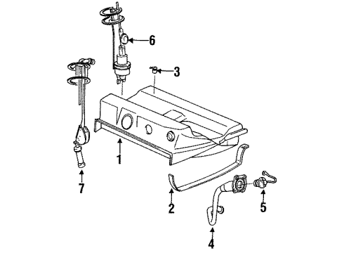 1993 Dodge Shadow Fuel Tank Diagram