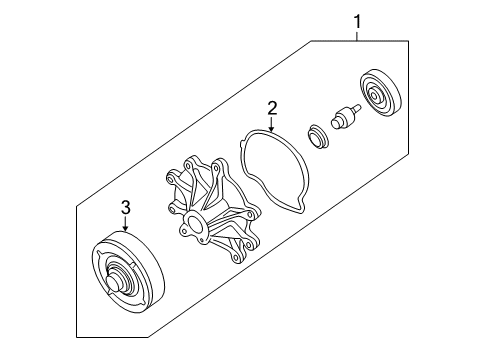 2006 Dodge Durango Water Pump Diagram 2 - Thumbnail