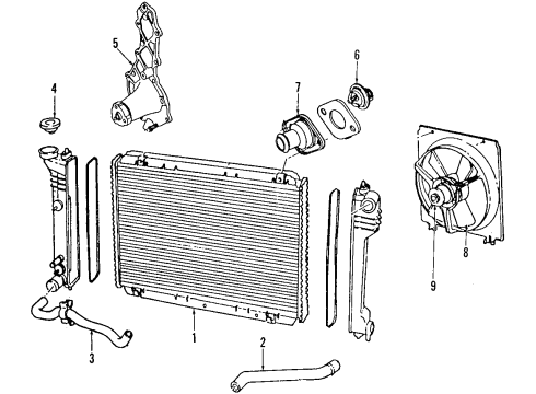 1994 Dodge Caravan Powertrain Control Diagram 2 - Thumbnail