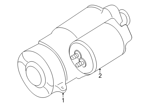 2001 Dodge Stratus Starter, Electrical Diagram 1 - Thumbnail