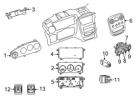 2005 Chrysler PT Cruiser Window Defroster Diagram 2 - Thumbnail