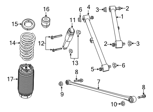 2024 Ram 1500 Classic Rear Suspension Diagram