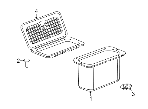 2010 Dodge Ram 2500 Stowage Compartment Diagram 2 - Thumbnail