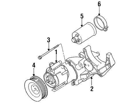 1994 Dodge Ram 2500 Emission Components Diagram