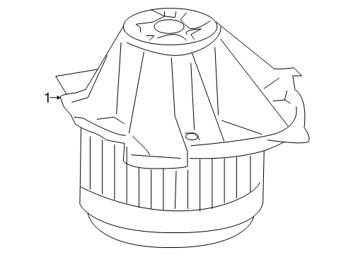 2013 Dodge Challenger Blower Motor & Fan Diagram