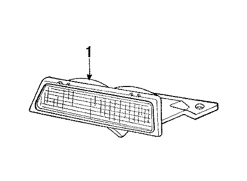 1989 Chrysler New Yorker High Mount Lamps Diagram