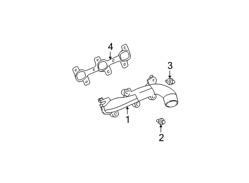 2007 Jeep Grand Cherokee Exhaust Manifold Diagram 2 - Thumbnail