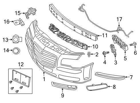 2014 Chrysler 300 Parking Aid Diagram 4 - Thumbnail