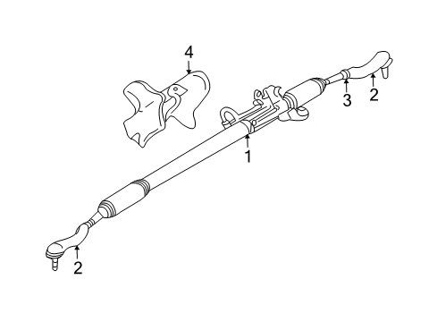 2011 Dodge Avenger P/S Pump & Hoses, Steering Gear & Linkage Diagram 2 - Thumbnail