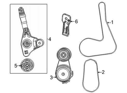 2023 Jeep Wagoneer Belts & Pulleys - Maintenance Diagram 2 - Thumbnail