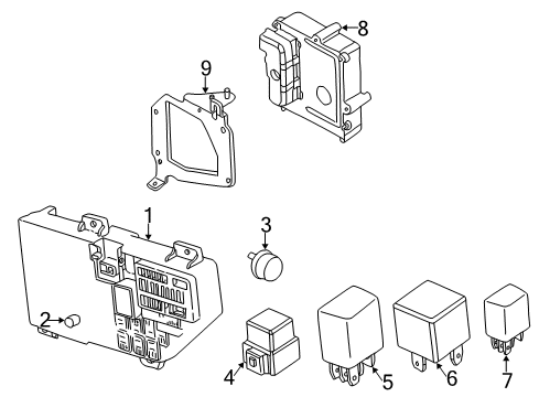 2000 Chrysler Concorde Electrical Components Diagram