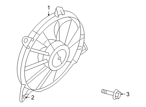 2010 Dodge Journey Cooling System, Radiator, Water Pump, Cooling Fan Diagram 1 - Thumbnail
