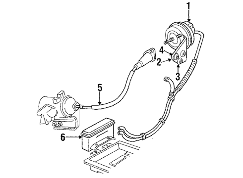 1995 Chrysler LeBaron Cruise Control System Diagram