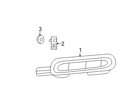 2022 Dodge Charger High Mount Lamps Diagram