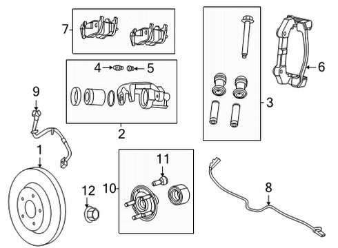 2024 Jeep Grand Cherokee L Rear Brakes Diagram
