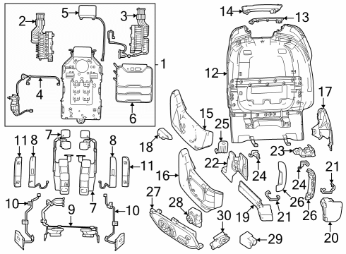 2024 Jeep Grand Wagoneer Lumbar Control Seats Diagram 4 - Thumbnail