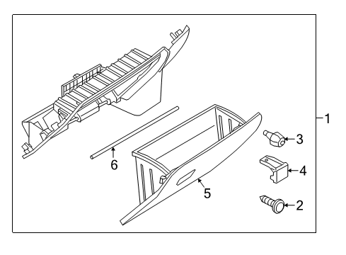 2018 Ram ProMaster City Glove Box Diagram