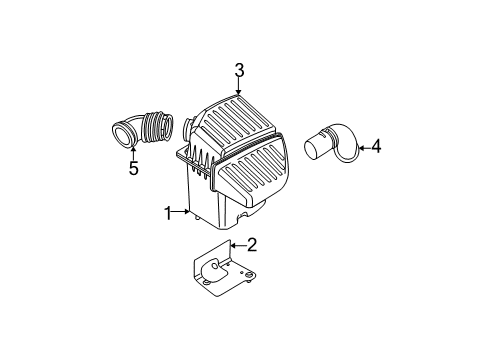 2006 Chrysler PT Cruiser Air Intake Diagram 2 - Thumbnail