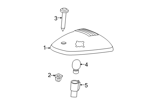 2022 Ram 2500 Roof Lamps Diagram 2 - Thumbnail