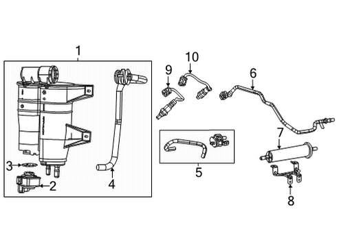 2023 Jeep Wagoneer Emission Components Diagram