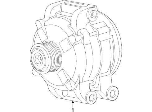 2012 Dodge Challenger Alternator Diagram 1 - Thumbnail