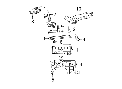 2009 Dodge Caliber Filters Diagram 2 - Thumbnail
